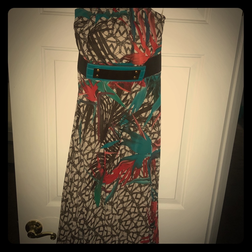 Women’s maxi dress colorful print